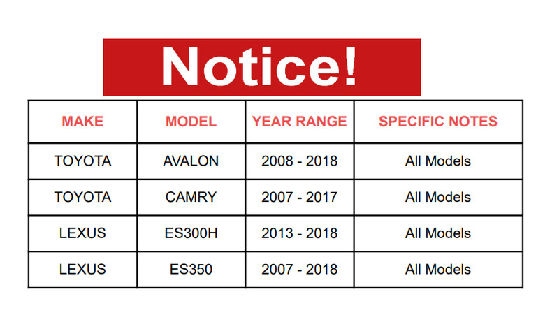 For Toyota Camry Brake Rotors with Brake Pads Front 296mm 5 Lugs Disc Rotors gallery
