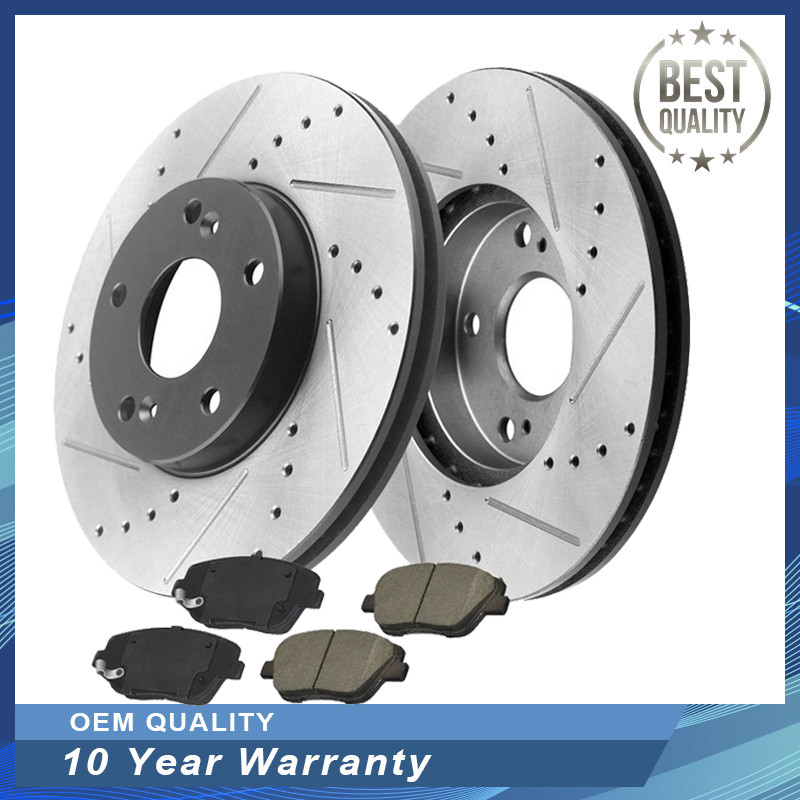 For Hyundai Sonata Brake Rotors with Brake Pads Front 2011-2015 Brake Kits 5Lugs