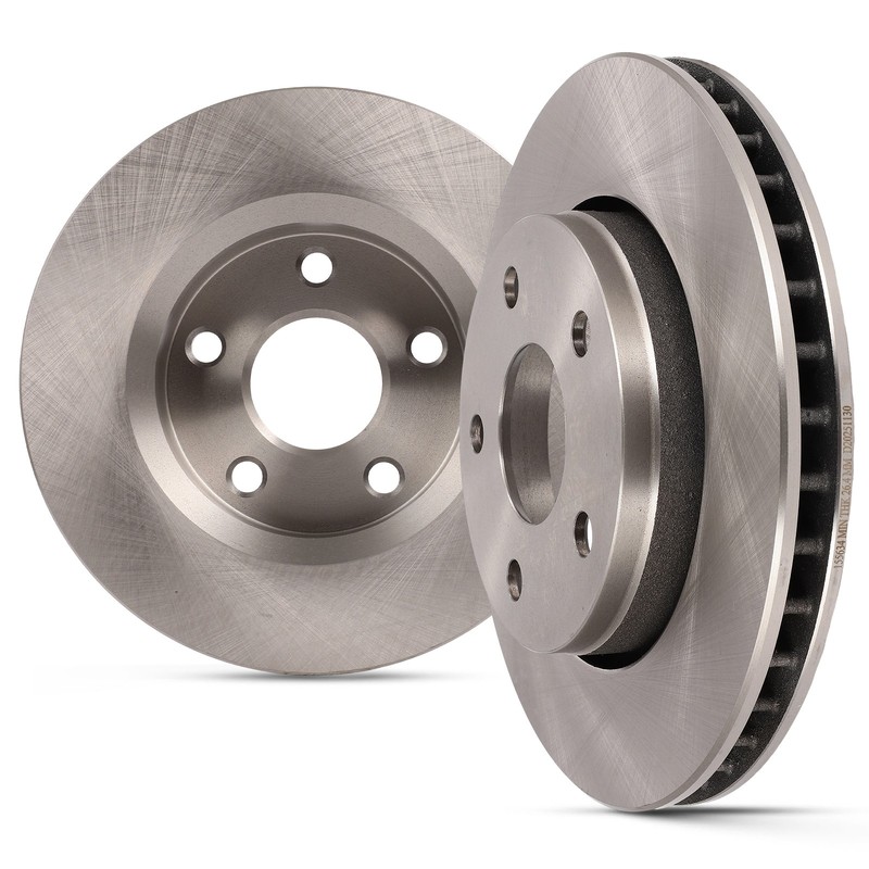 Front 2X Vented Solid Brake Rotors 53040 Fits Jeep For Wrangler Jk 2018 gallery