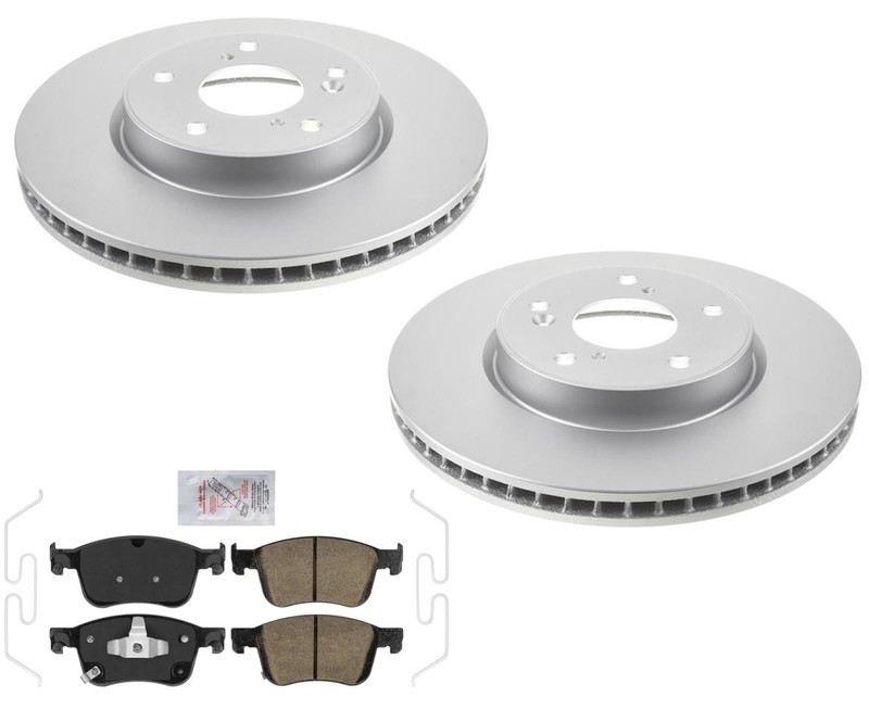 Front GEO-Coated Rotors & Pads Fits Honda Accord 2.0L Turbo 2018-2022