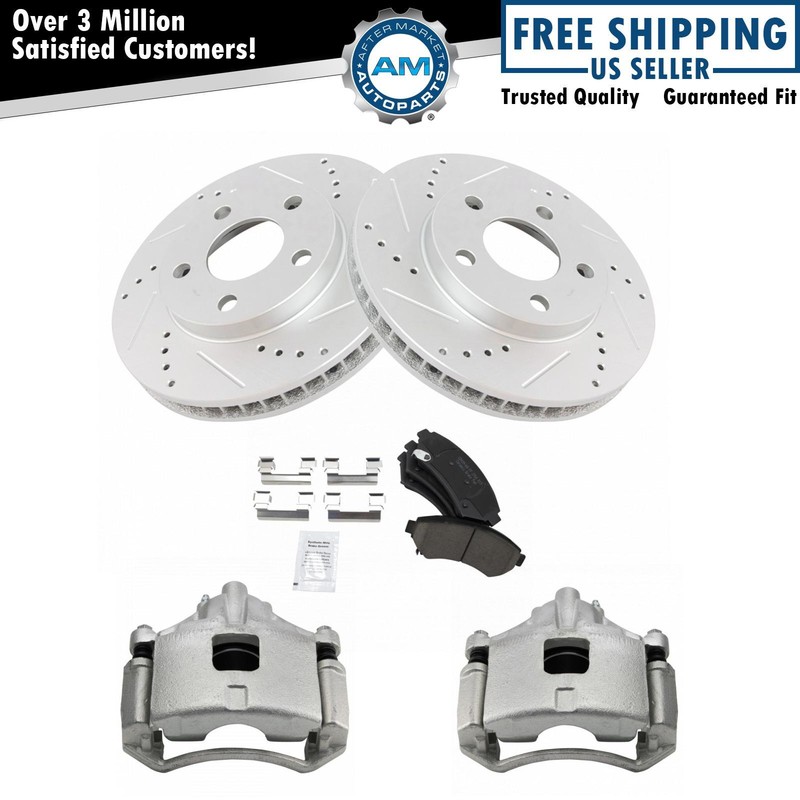 Ceramic Pad Performance Rotor Brake Kit Caliper for Chevy Buick