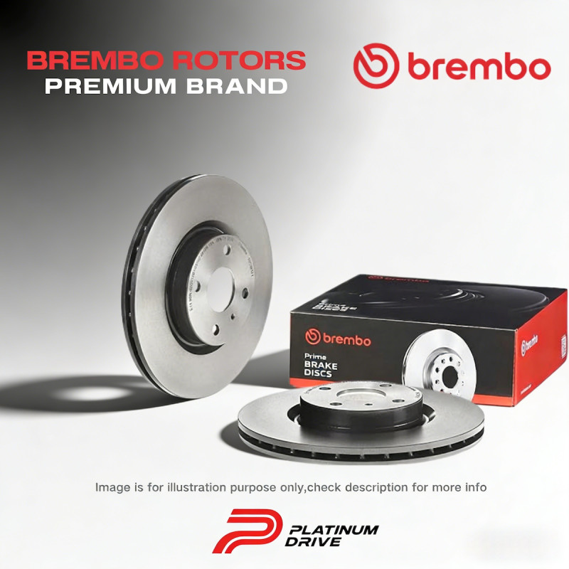 1 Pair Brembo Rear Disc Rotors for Lexus RX MHU38 U30 2003-2008 288mm