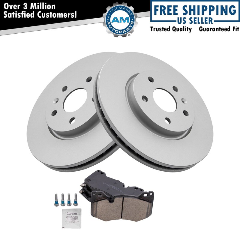 Brake Pad & Rotor Kit Ceramic Premium G-Coated Fits 20-21 Chevrolet Corvette
