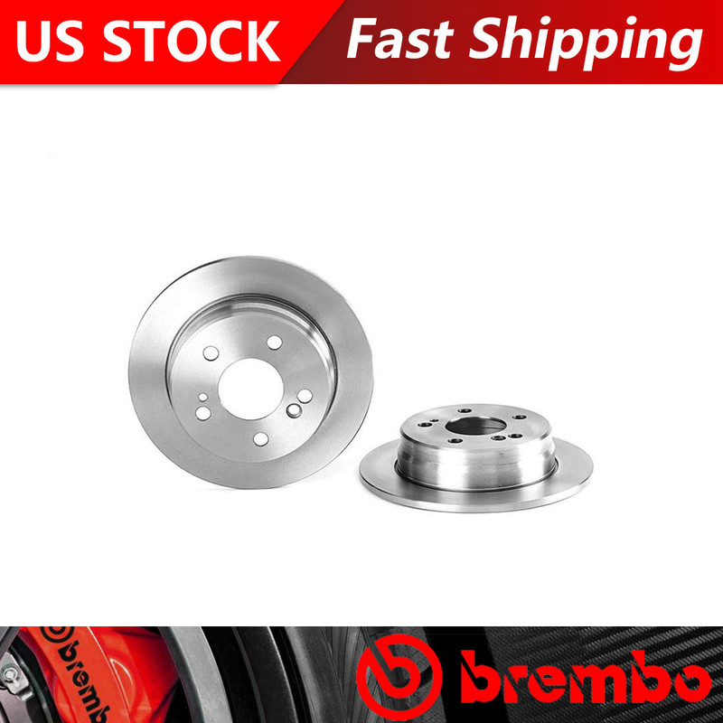 Fits 1984-1989 Mercedes-Benz 190D Rear Brake Rotors – Brembo Premium OE