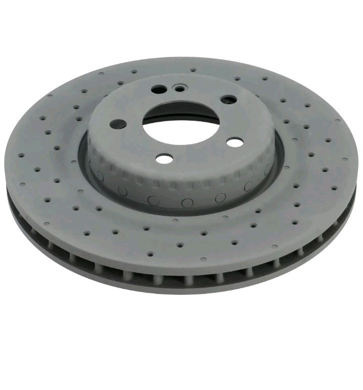 Genuine Bosch 0 986 479 H37 Front Brake Disc Rotor 318mm Vented Drilled Mercedes