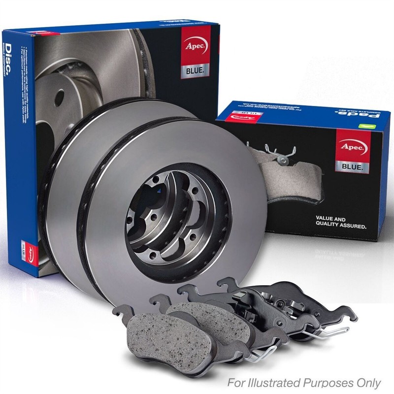 FOR MERCEDES C180 1.8 2007 ON FRONT VENTED BRAKE DISCS AND PADS SET 295 MM