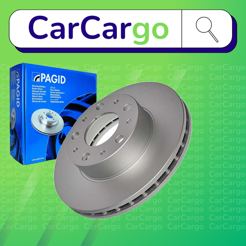Pagid Vented Front Brake Discs Pair Boxer 2.0 BlueHDi 130 4×4 2015-2019 280 mm