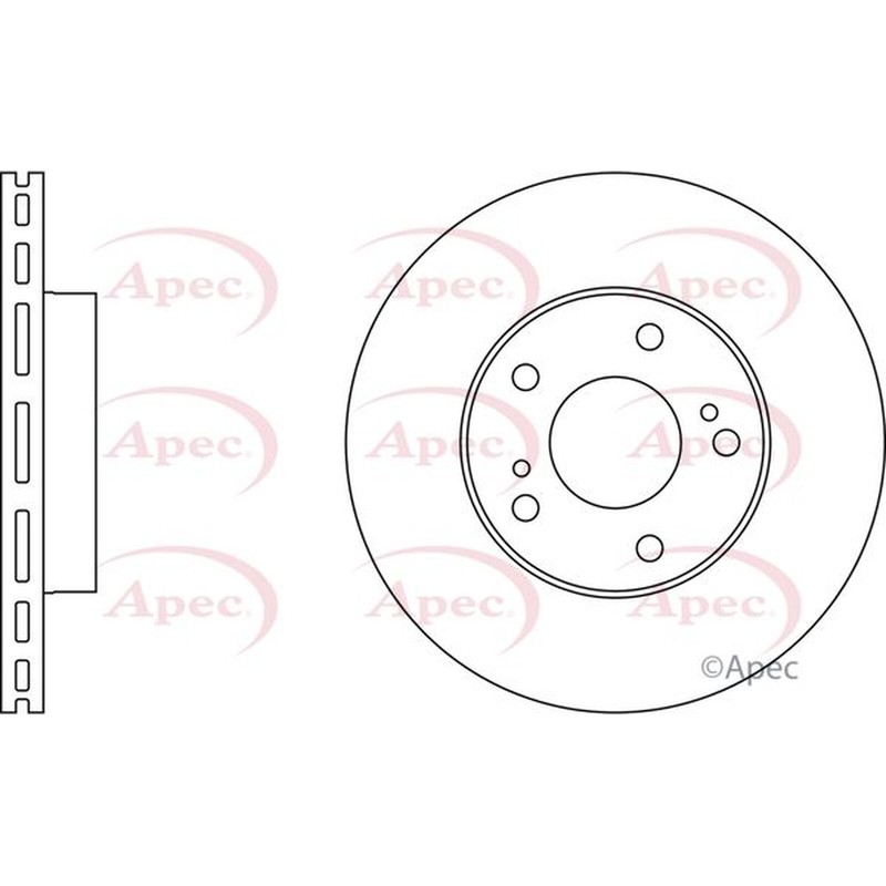 Apec Front Brake Disc DSK690 – OE High Quality Precision Engineered Part