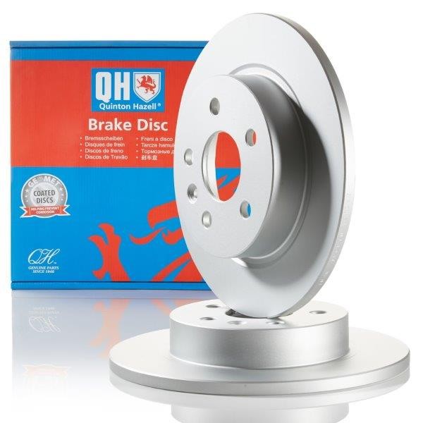 2x Brake Discs Pair Solid fits OPEL ASTRA J 1.6D Rear 13 to 20 268mm Set QH New gallery