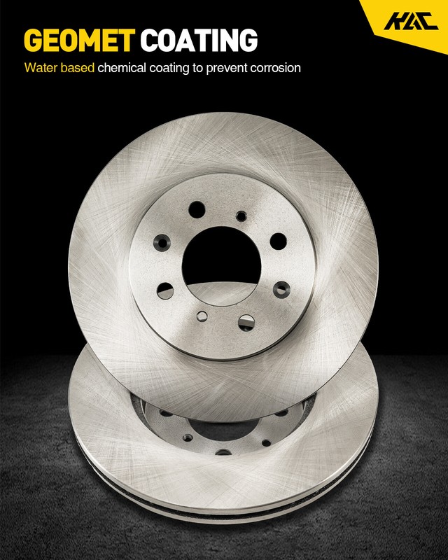 New Front Disc Brake Rotors for Kia Sorento 2011-2013 Hyundai Santa Fe 2010-2012 gallery