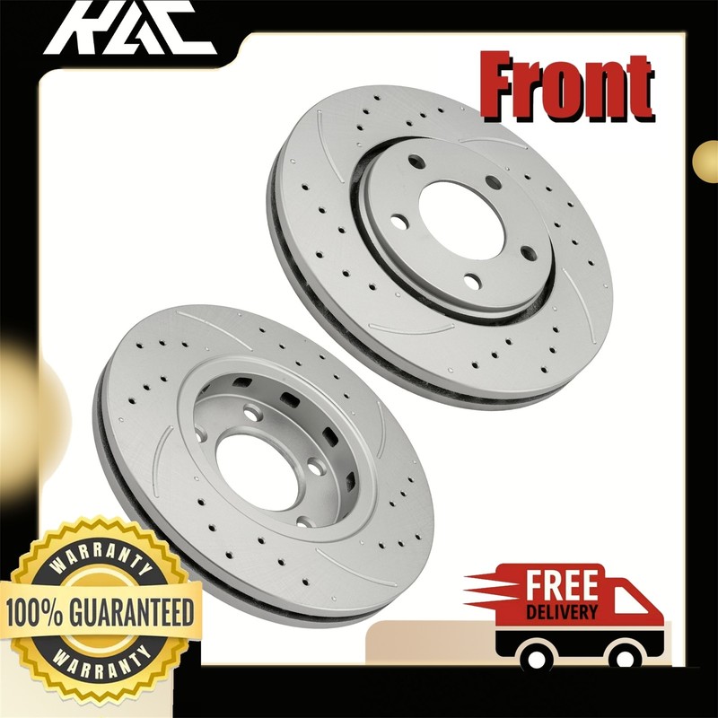 Front Brake Rotors For Dodge Grand Caravan and Chrysler Town & Country 53004