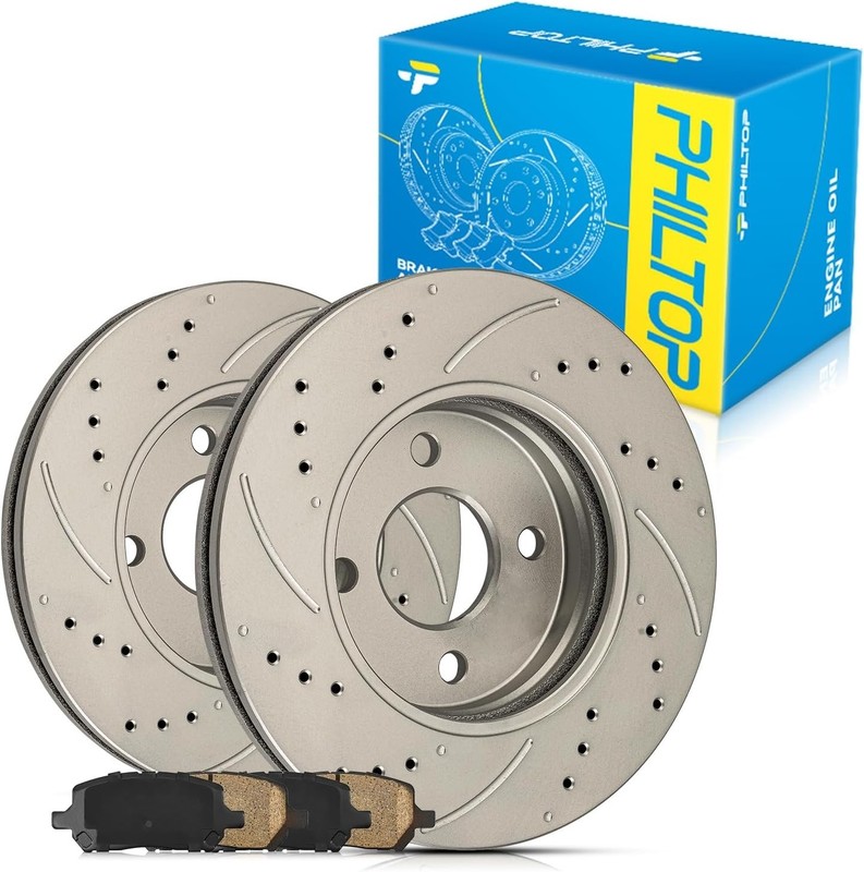 Direct Fit Ceramic Brake Pad & Drilled Rotor Kit for 2004-2006 xB and xA Models gallery