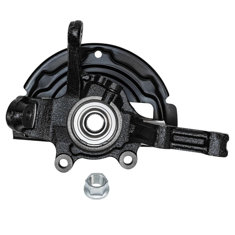 Front Knuckles w/ Hubs Drilled Rotors Pads Calipers for 2002-2006 Nissan Altima gallery