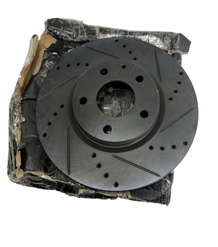 Performance Drilled Slotted Brake Rotor 101-8333-15 Fits Type A EE-10 Front Disc