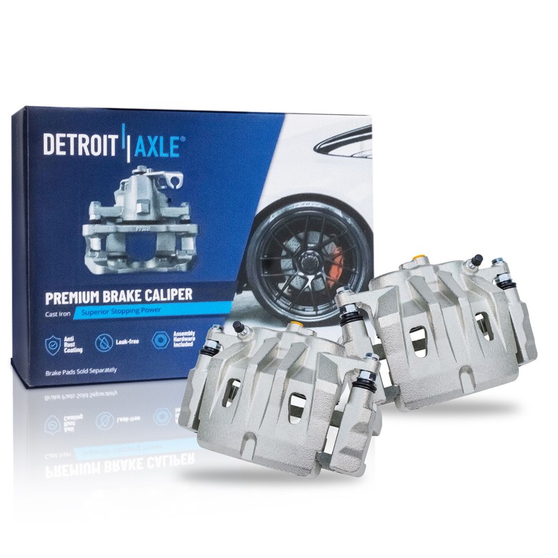 Front Disc Rotors Calipers Ceramic Brake Pads for Toyota Highlander Lexus RX350 gallery