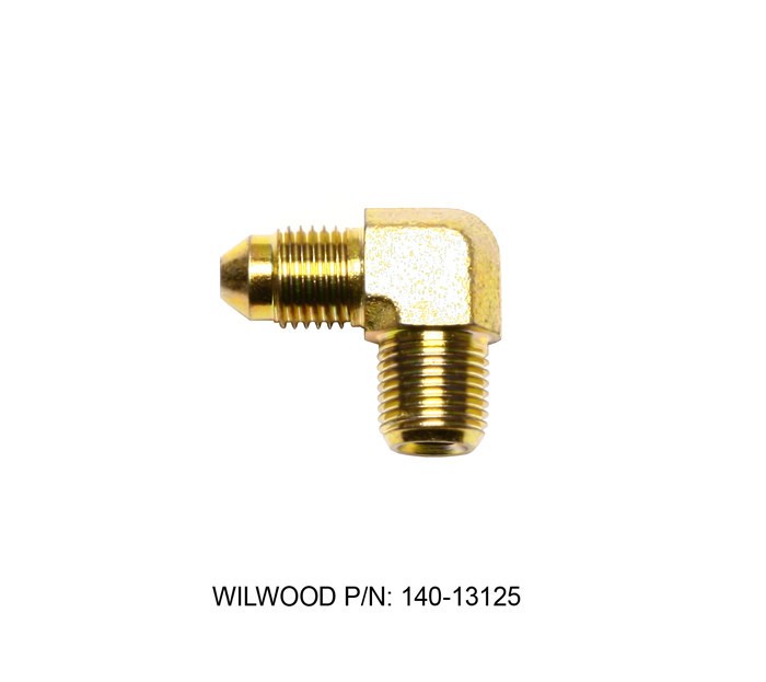 Wilwood for Inlet Fitting - 1/8-27 NPT to -3 (90)