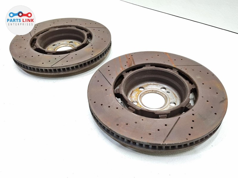 2021-25 MERCEDES GLE63 AMG S REAR DISC BRAKE ROTOR RIGHT LEFT SET 5x112 OEM gallery