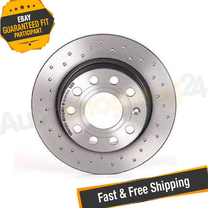 Brembo 08.9502.1X 253mm Rear Disc Brake Rotor for 2013-2019 Volkswagen Beetle