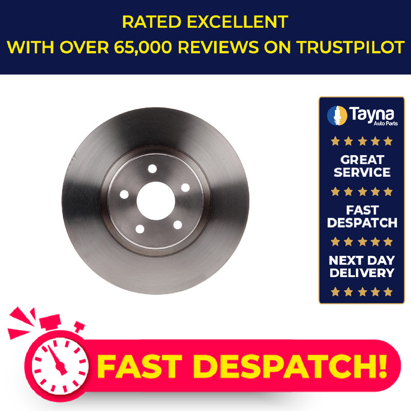 2x Brake Discs Pair Vented fits FORD KUGA Mk2 2.0 Front 2017 on 320mm Set Bosch