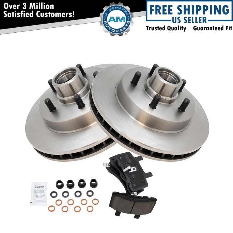 Front Brake Pad & Rotor Kit Fits 1994 Chevrolet C1500 Suburban 1998-1999 Tahoe