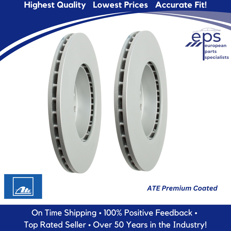 2 X Original Ate Front Brake Disc 1992-08 BMW 318 323 325 328 Z3 Z4 6 864 060 gallery