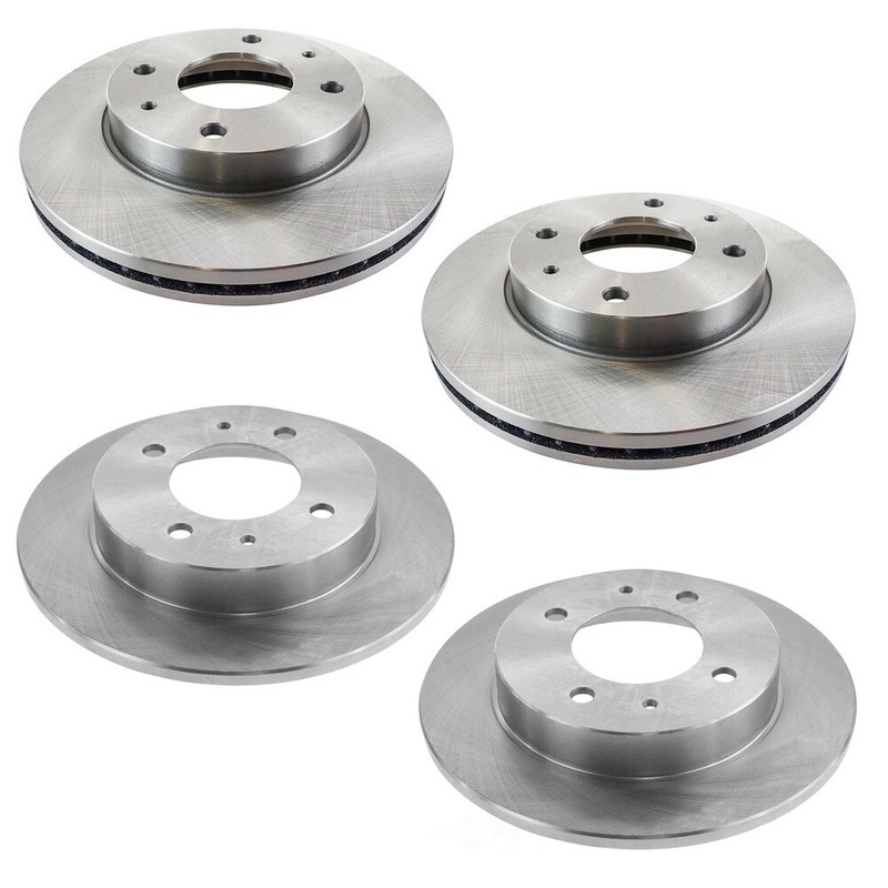 New Front & Rear Disc Brake Rotor Kit Set For Hyundai Elantra Tiburon gallery