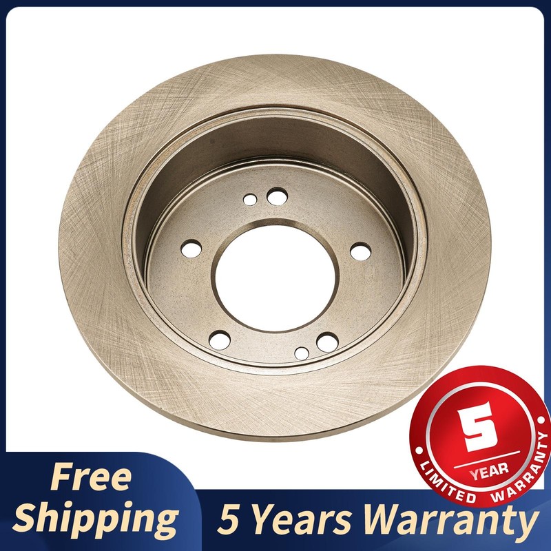 Rear Solid Brake Disc Rotor For 05-10 Kia Sportage 06-10 Hyundai Sonata 980095R