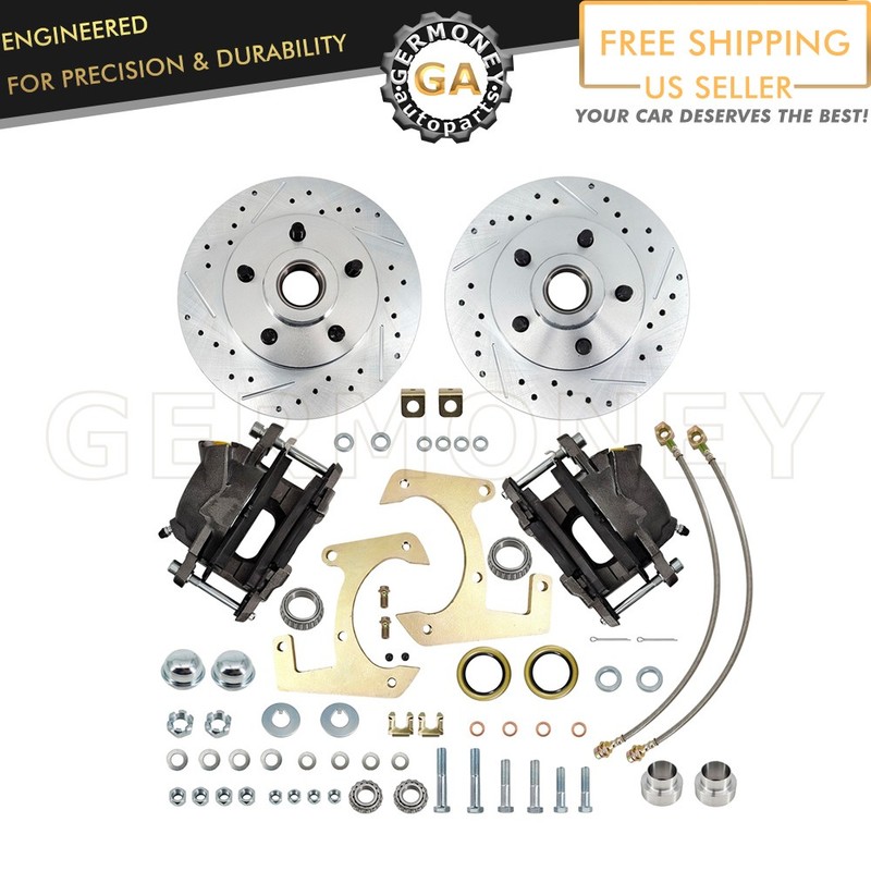 New Deluxe Front Disc Brake 5 x 4.5″ Kit For 1948-1956 Ford Half Ton Truck F100