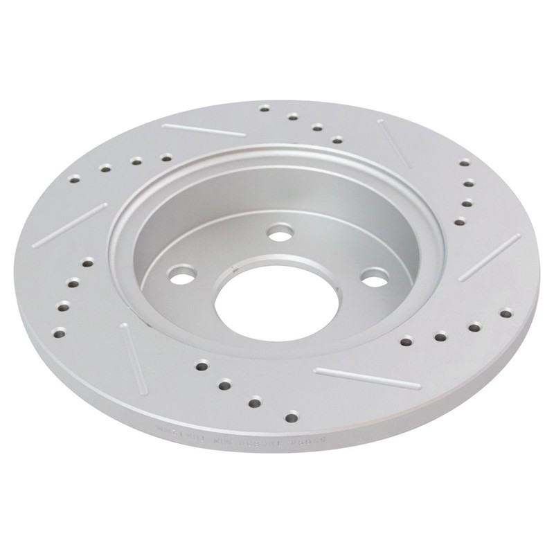 Brake Rotor Performance Drilled Slotted G-Coated Rear Pair for Chevy gallery