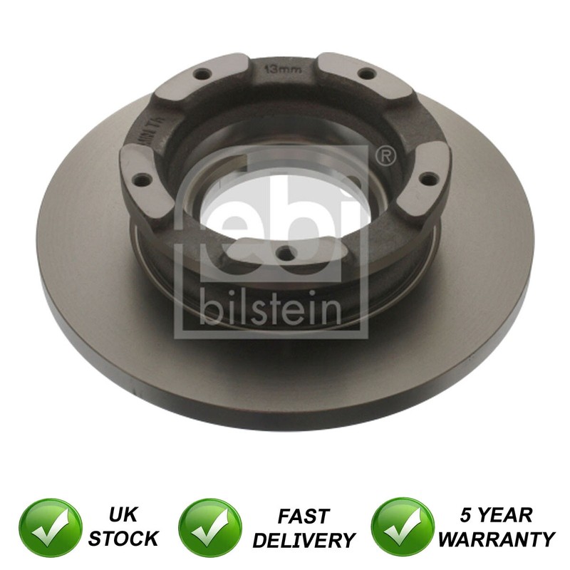 Brake Discs Rear SJR Fits Ford Transit 2006-2014 2.1 2.2 dCi 2256895