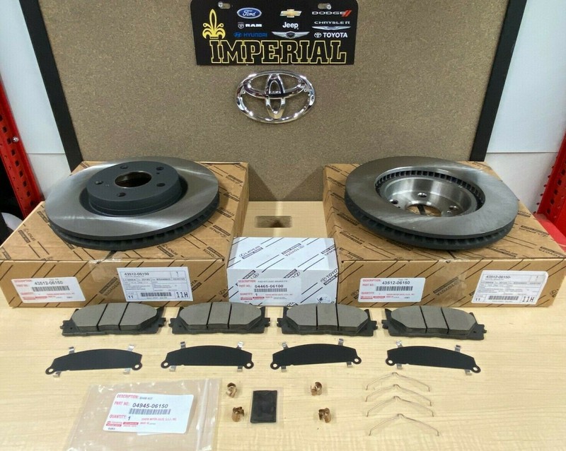 2007-2012 LEXUS ES350 FRONT & REAR BRAKE ROTORS OEM PAD KIT & SHIMS GENUINE OEM gallery