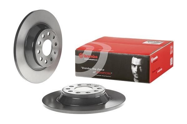 2X Brembo 08.C501.11 Rear Solid Brake Discs Fits Audi Seat Skoda A3 Alhambra Art