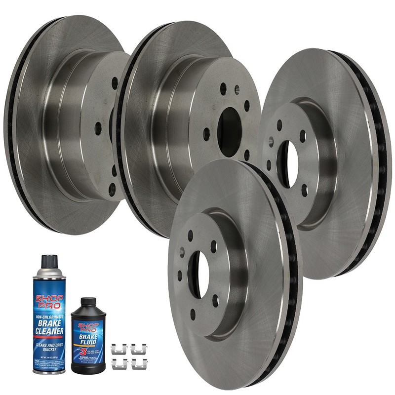 For 2010 2011 2012 2013 2014 – 2017 CHEVROLET EQUINOX Front & Rear Brake Rotors
