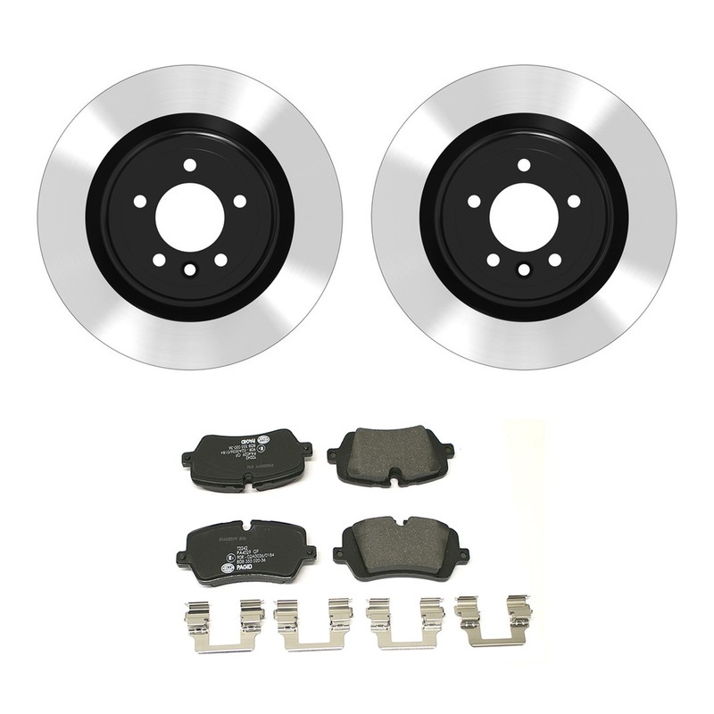 Wagner Rear Rotors Hella Low-Met Disc Brake Pads Kit For Range Rover Sport HSE