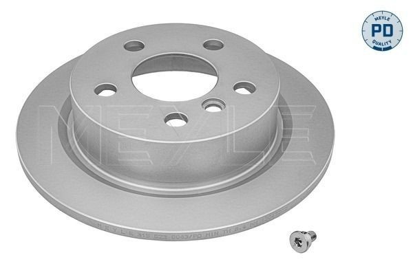 2X Meyle PD 315 523 0063/PD Rear Brake Disc 259mm Solid Fits MINI