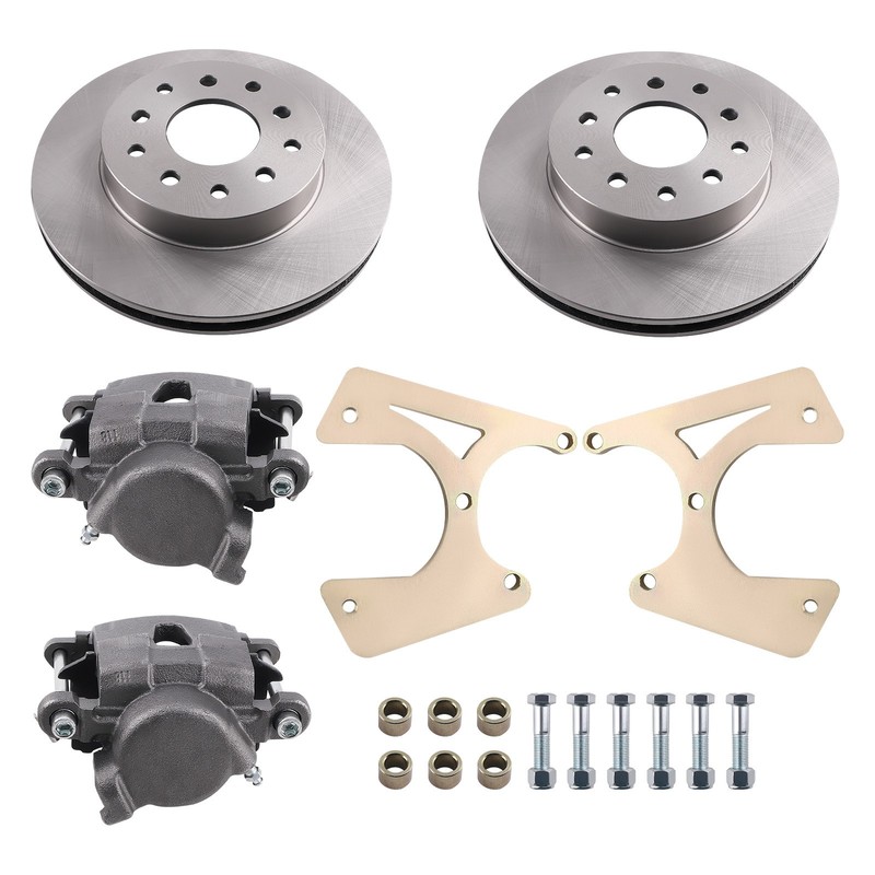 Rear Disc Brake Conversion Kit for GM 10 & 12 Bolt with Brake Calipers&Pads gallery