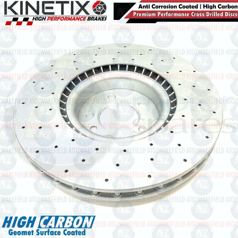 FOR RANGE ROVER SDV6 SDV8 VOGUE DRILLED FRONT BRAKE DISCS CERAMIC PADS 380mm gallery