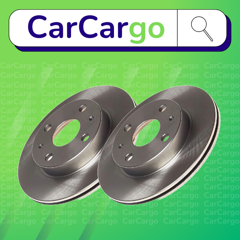 Vented Front Brake Discs Daihatsu Storia 1.3 Rally 4WD 2002-2005 234 mm