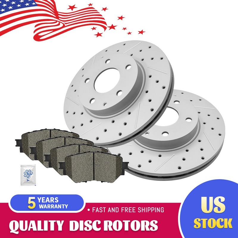 280mm Front Disc Brake Rotors + Ceramic Brake Pads for Mazda 3 2014 – 2018 Sport