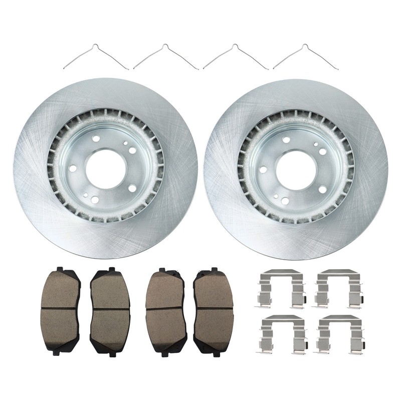 Labwork Front 305mm Drilled Brake Rotor & Ceramic Pad For Hyundai Sonata Kia gallery
