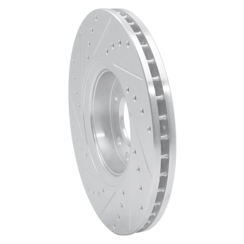 For Saab 9-3 03-11 Brake Rotor eLINE Drilled & Slotted 1-Piece Front Passenger gallery