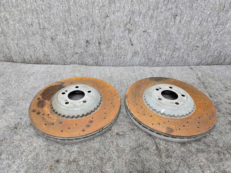 Front Brake Disc Rotor Set Left and Right Mercedes W206 C43 Glc43 C300 2k oem