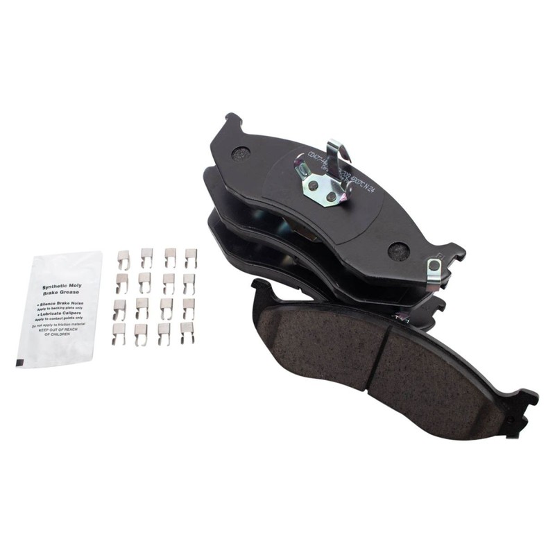 Disc Brake Rotor Ceramic Pad Drum & Shoe Front & Rear Kit w/Chemicals gallery