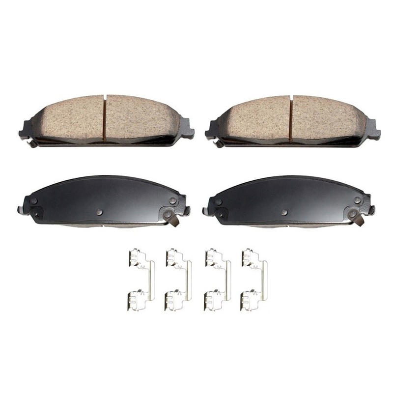 Front HD Brake Kit 345mm Rotors & Akebono Ceramic Pads For 300 Challenger Magnum gallery