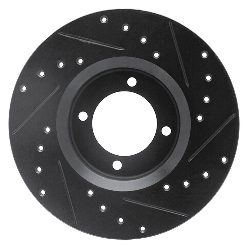 For Toyota Cressida 78-80 Brake Rotor eLINE Drilled & Slotted 1-Piece Front
