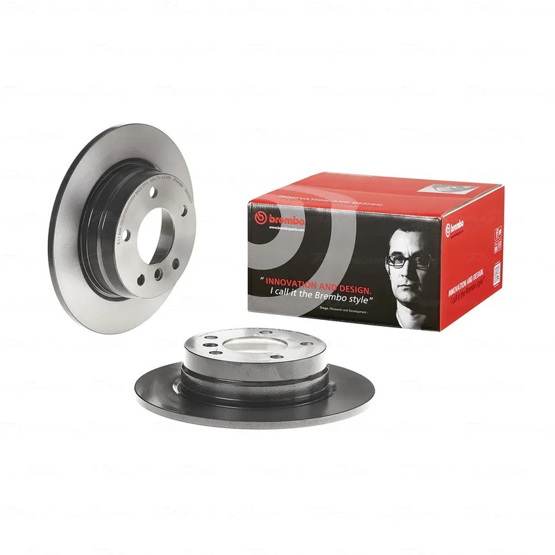 Front+Rear Brembo UV Coated Disc Rotors+NAO Pads for BMW 3 Series E30 87-98 gallery