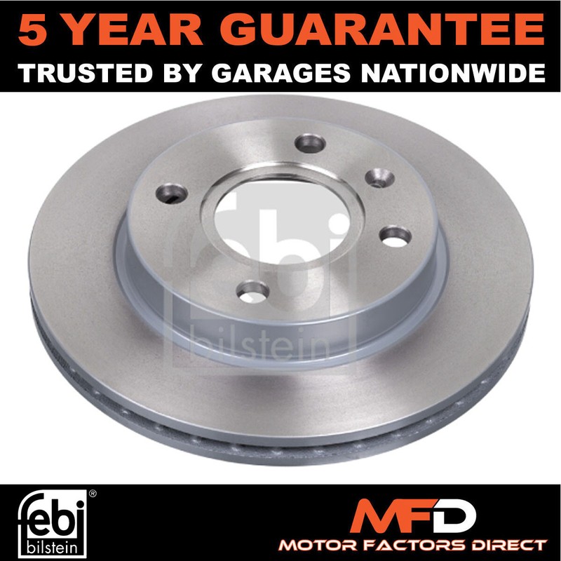 Fits Ford Ka 1996-2008 Fiesta 1989-2002 Escort 1990-2001 Febi Front Brake Discs