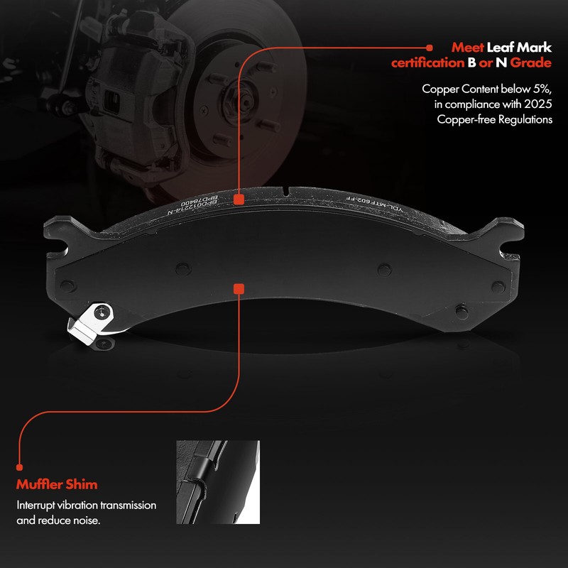 Front Drilled Brake Rotors & Ceramic Brake Pads for Chevrolet Express 3500 GMC gallery