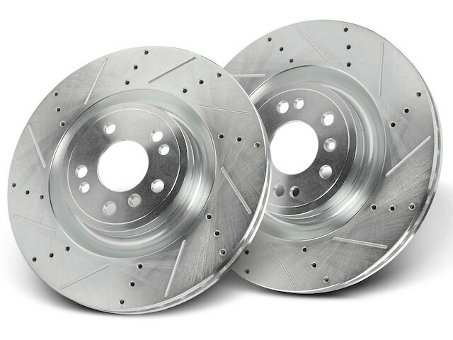 18MD57J Front Brake Rotor Set Fits 2017-2019 Mercedes GLS450 3.0L V6