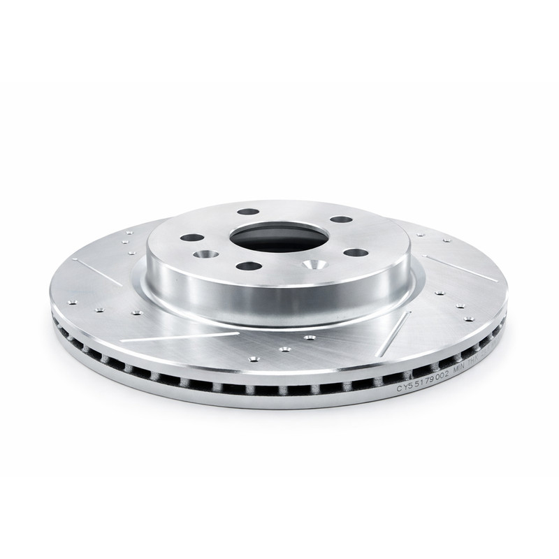12.40" Rear Drilled Slotted Brake Rotors for Camaro Impala Allure LaCrosse Regal gallery